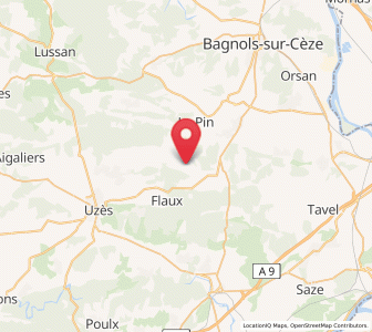 Map of La Capelle-et-Masmolène, Occitanie