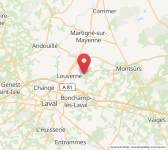 Map of La Chapelle-Anthenaise, Pays de la Loire
