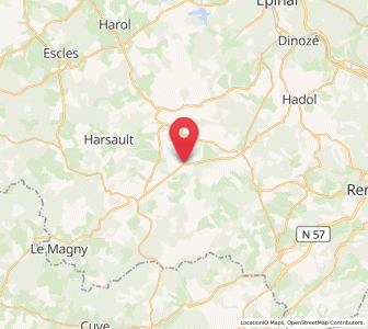 Map of La Chapelle-aux-Bois, Grand Est