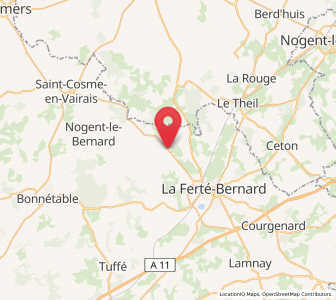 Map of La Chapelle-du-Bois, Pays de la Loire