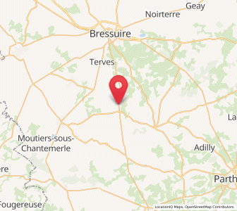 Map of La Chapelle-Saint-Laurent, Nouvelle-Aquitaine