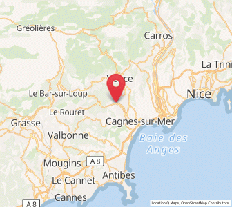 Map of La Colle-sur-Loup, Provence-Alpes-Côte d'Azur