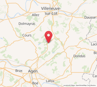 Map of La Croix-Blanche, Nouvelle-Aquitaine