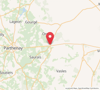 Map of La Ferrière-en-Parthenay, Nouvelle-Aquitaine