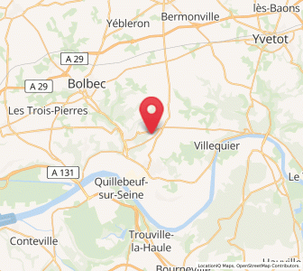 Map of La Frénaye, Normandy