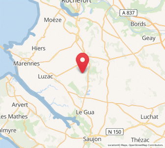 Map of La Gripperie-Saint-Symphorien, Nouvelle-Aquitaine