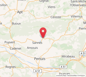 Map of La Motte-d'Aigues, Provence-Alpes-Côte d'Azur