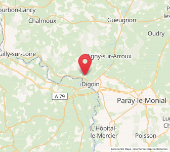 Map of La Motte-Saint-Jean, Bourgogne-Franche-Comté