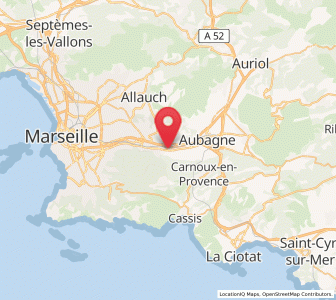Map of La Penne-sur-Huveaune, Provence-Alpes-Côte d'Azur