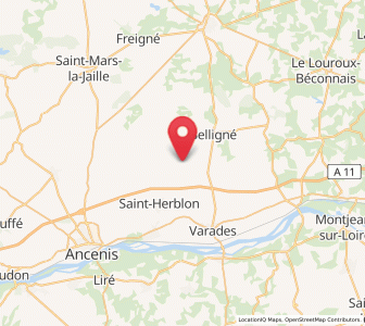 Map of La Rouxière, Pays de la Loire