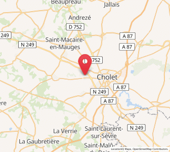 Map of La Séguinière, Pays de la Loire