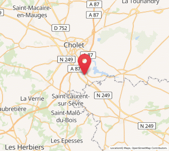 Map of La Tessoualle, Pays de la Loire