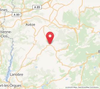 Map of La Tour-d’Auvergne, Auvergne-Rhône-Alpes