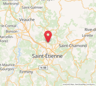 Map of La Tour-en-Jarez, Auvergne-Rhône-Alpes