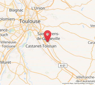 Map of Labège, Occitanie