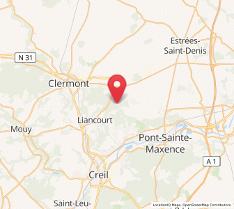 Map of Labruyère, Hauts-de-France