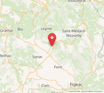 Map of Lacapelle-Marival, Occitanie
