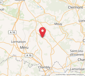 Map of Lachapelle-Saint-Pierre, Hauts-de-France