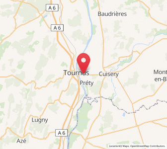 Map of Lacrost, Bourgogne-Franche-Comté