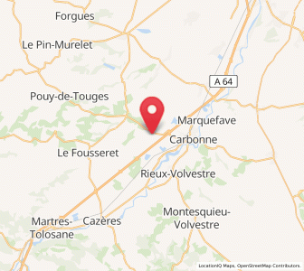 Map of Lafitte-Vigordane, Occitanie