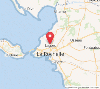 Map of Lagord, Nouvelle-Aquitaine