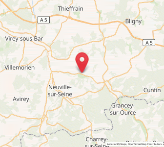 Map of Landreville, Grand Est