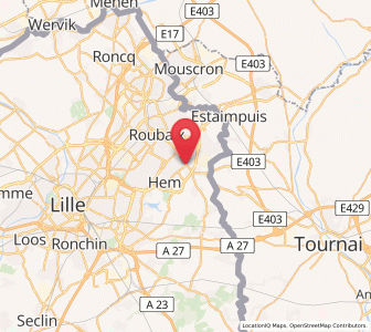 Map of Lannoy, Hauts-de-France