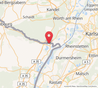 Map of Lauterbourg, Grand Est