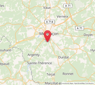 Map of Lavault-Sainte-Anne, Auvergne-Rhône-Alpes