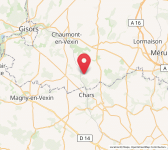Map of Lavilletertre, Hauts-de-France