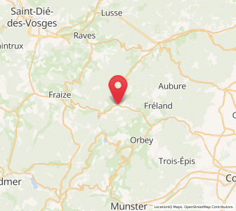 Map of Le Bonhomme, Grand Est
