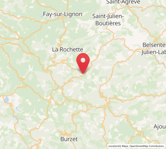 Map of Le Chambon, Auvergne-Rhône-Alpes