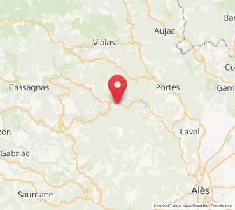 Map of Le Collet-de-Dèze, Occitanie