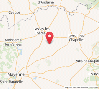 Map of Le Horps, Pays de la Loire