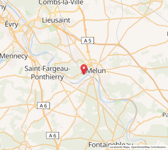 Map of Le Mée-sur-Seine, Île-de-France
