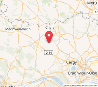 Map of Le Perchay, Île-de-France