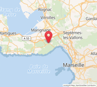 Map of Le Rove, Provence-Alpes-Côte d'Azur