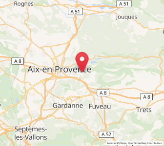 Map of Le Tholonet, Provence-Alpes-Côte d'Azur
