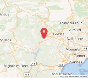 Map of Le Tignet, Provence-Alpes-Côte d'Azur