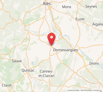 Map of Lédignan, Occitanie