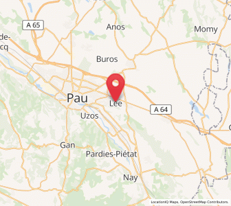Map of Lée, Nouvelle-Aquitaine