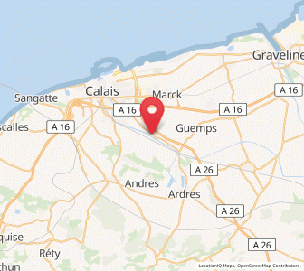 Map of Les Attaques, Hauts-de-France