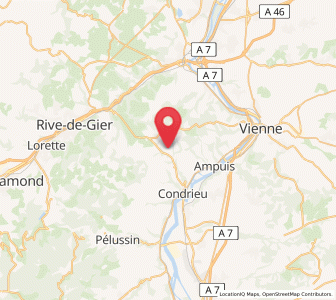 Map of Les Haies, Auvergne-Rhône-Alpes