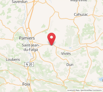 Map of Les Pujols, Occitanie