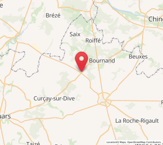 Map of Les Trois-Moutiers, Nouvelle-Aquitaine