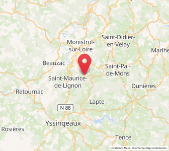 Map of Les Villettes, Auvergne-Rhône-Alpes