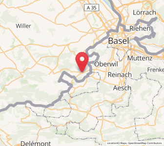 Map of Leymen, Grand Est