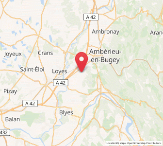 Map of Leyment, Auvergne-Rhône-Alpes