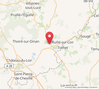 Map of Lhomme, Pays de la Loire