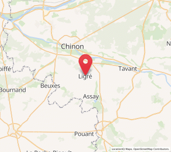 Map of Ligré, Centre